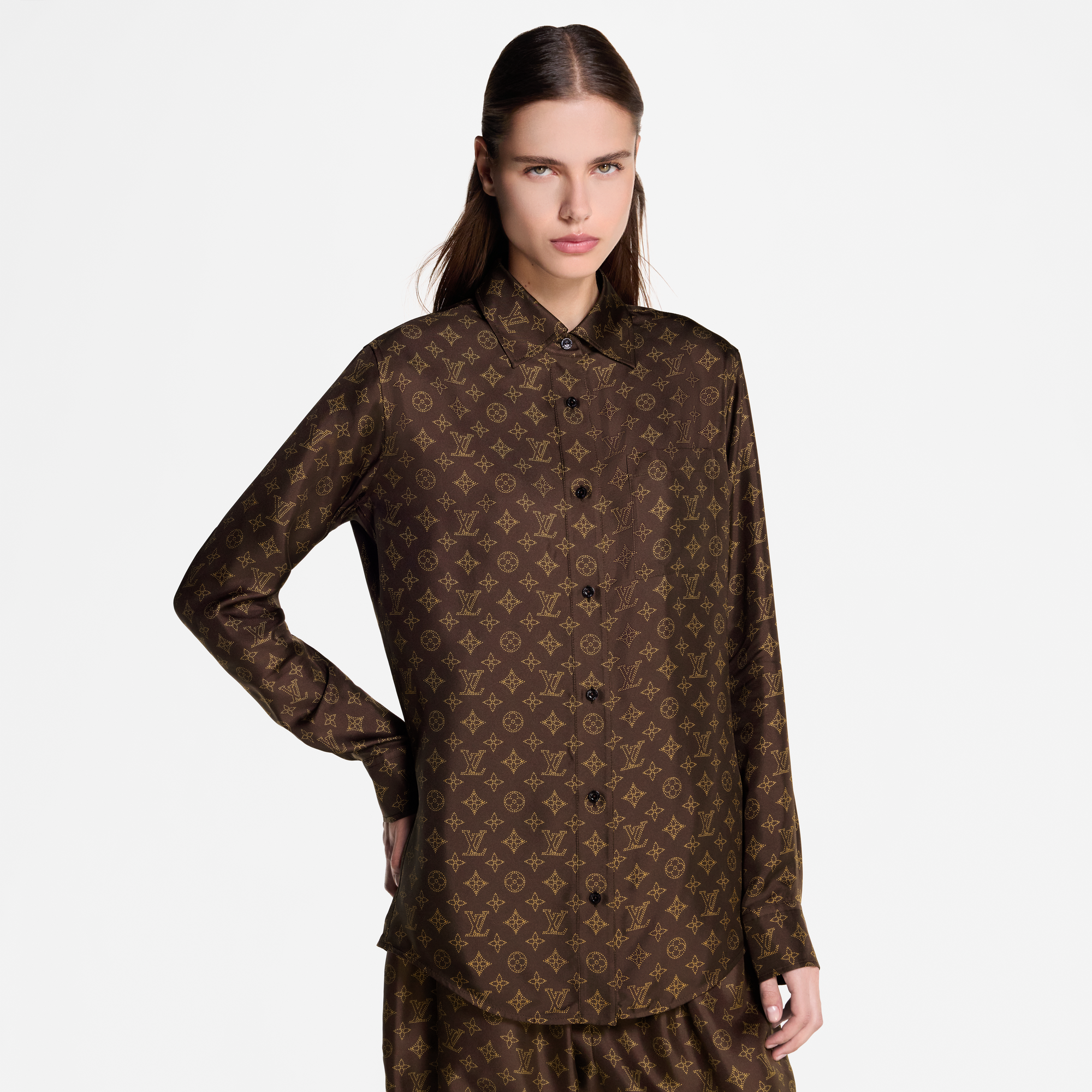 Mahina Silk Shirt  in Women's Ready-to-Wear Tops collections by Louis Vuitton (Product zoom)